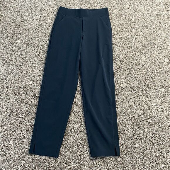 Athleta Pants - ATHLETA Trekkie North High Rise Jogger Pants Womens 0 Black Nylon Stretch 305514